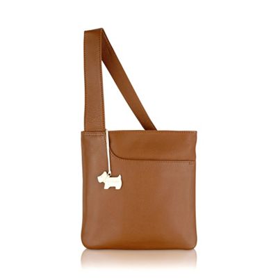 Small tan leather 'Pocket Bag' cross body
